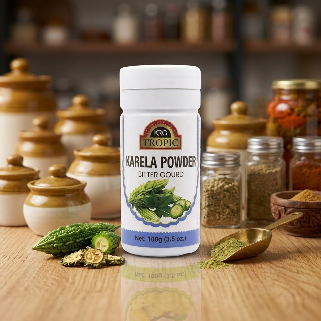 KRG Tropic Karela Powder (Bitter Gourd) - 100g