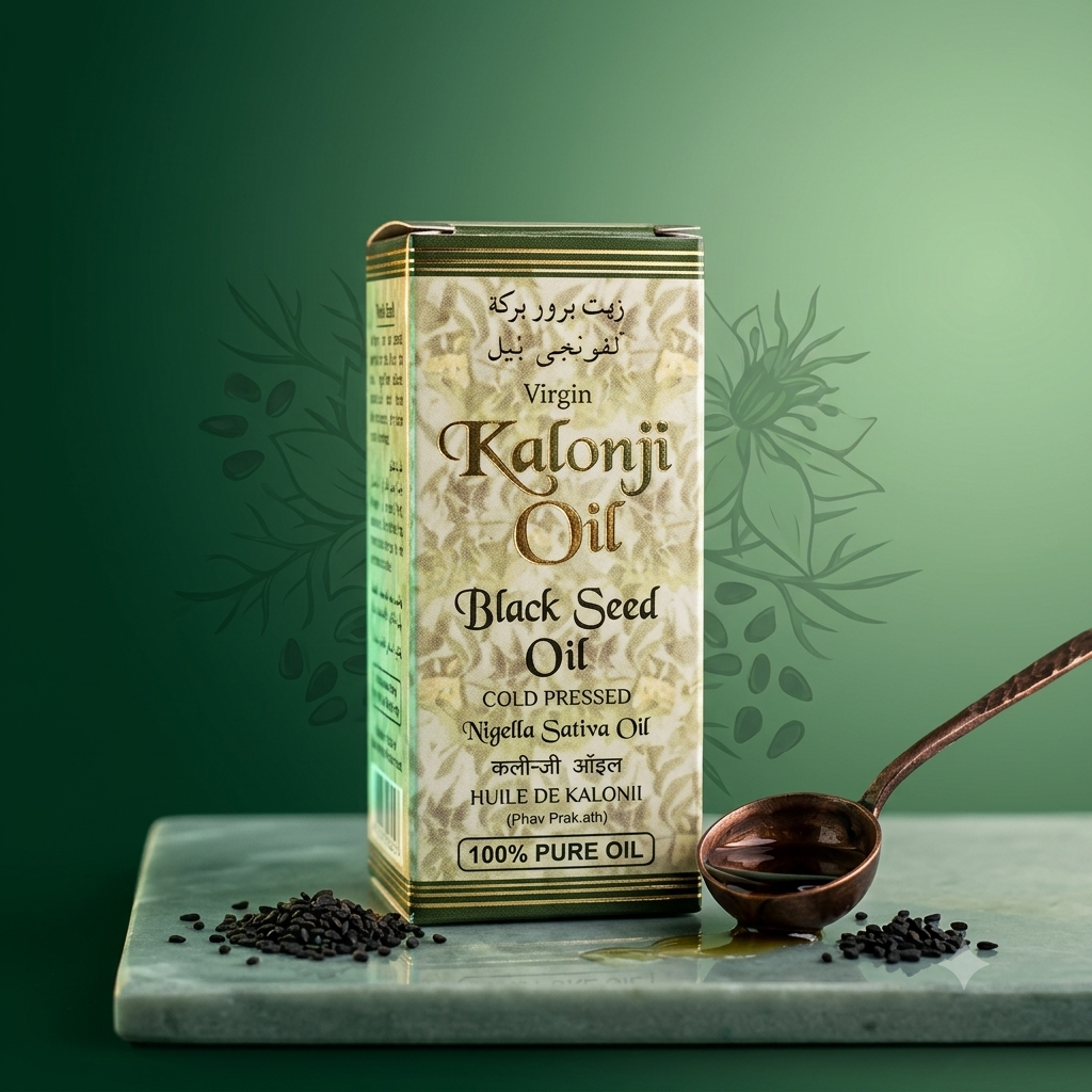 Virgin Kalonji Oil (Black Seed Oil) - 100% Pure Cold Pressed