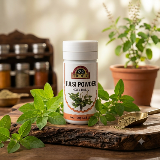 KRG Tropic Tulsi Powder (Holy Basil) - 100g