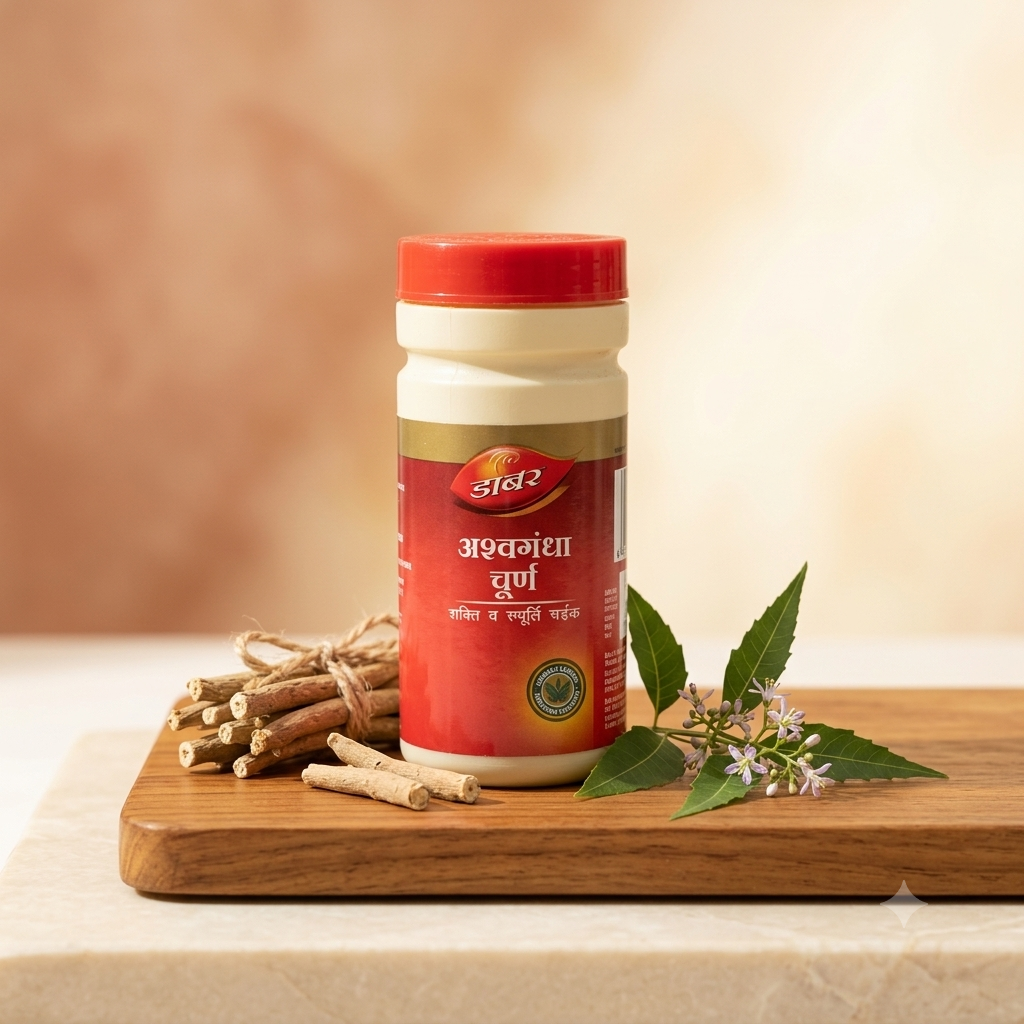 Dabur Ashwagandha Churna - Ayurvedic Wellness Supplement